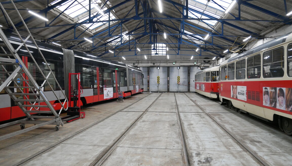 DPP vozovna Žižkov.